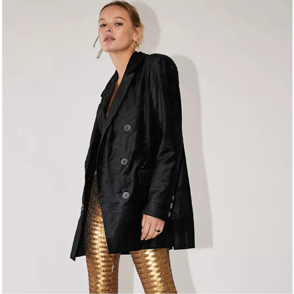 NWT Free People Velvet Cosmo Blazer